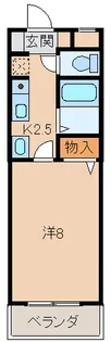 A&Sコーポ【2階】の間取り