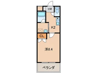 ル・マンA3番館【3階】の間取り