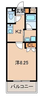 ル マンA4番館【3階】の間取り