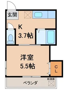 畑屋敷ビル【4階】の間取り