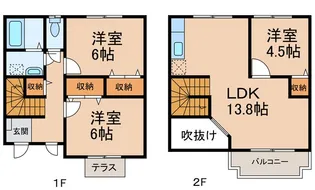 フラワーステージ1の間取り