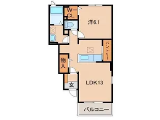 リープリング【1階】の間取り