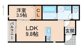 Solis北新【1階】の間取り