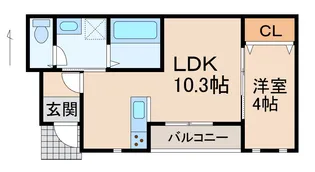 Solis北新【1階】の間取り