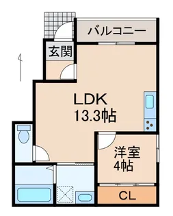 Solis北新【1階】の間取り