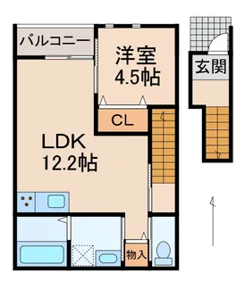 Solis北新【2階】の間取り