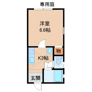 ラ・グラース本町【1階】の間取り