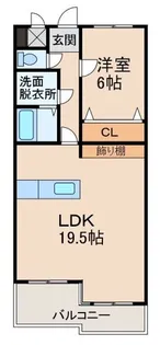 グランメール新生町【5階】の間取り