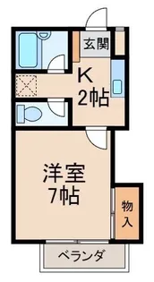 メゾンゆみね【2階】の間取り