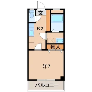 アベニュー屋形【3階】の間取り