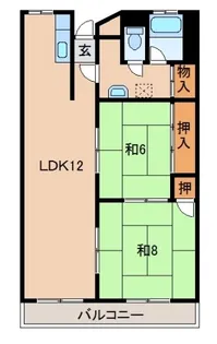 プレゼンス西浜【3階】の間取り