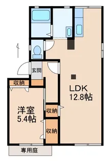アーバンハウスC【1階】の間取り