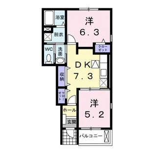 プランドール 3【1階】の間取り