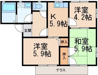 カンタービレ【1階】の間取り