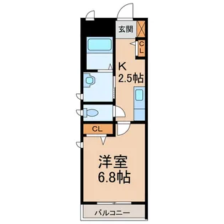 デントハウス【2階】の間取り
