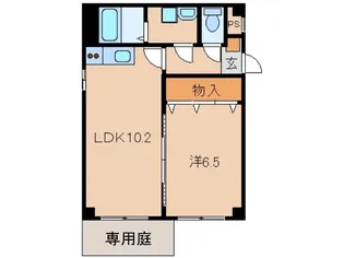 アリエッタ西高松【1階】の間取り