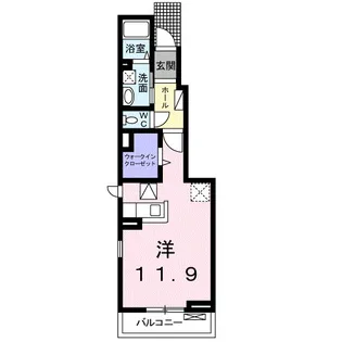 シャンデポワールⅠ【1階】の間取り