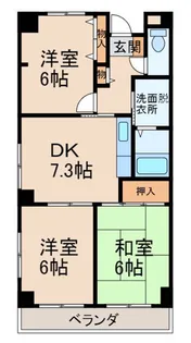 サンライフF【2階】の間取り