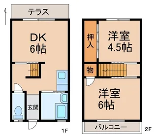 エスポワール園部の間取り