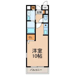 トゥ-・ル・モンド【2階】の間取り