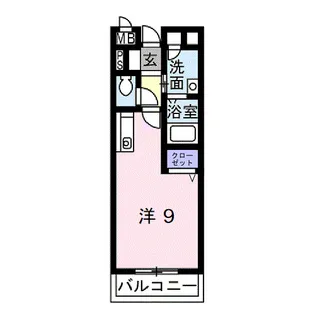 トゥ-・ル・モンド【1階】の間取り