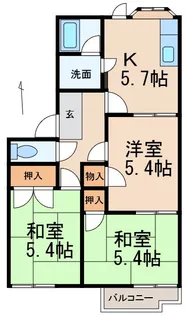 ラベニューコスモ【2階】の間取り