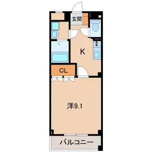 ジュニパー弘西【2階】の間取り