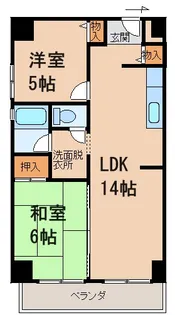 マンションポローニア【3階】の間取り
