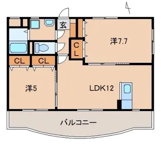 ユーミーSKⅡ【3階】の間取り