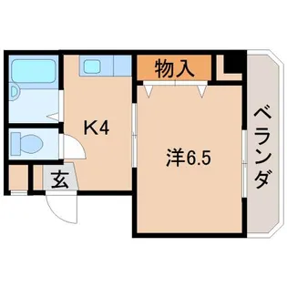 アンビアンテ田中町【2階】の間取り