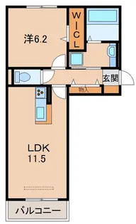 KOCOA TERRACE【2階】の間取り