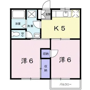 グリーンガーデン【2階】の間取り