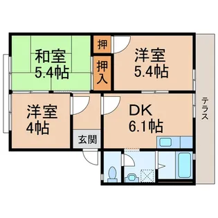 藤ハイツ【1階】の間取り