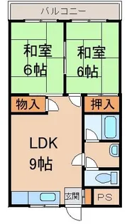 コーポ加山【3階】の間取り