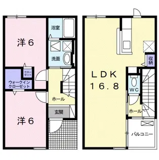 ピアニー関戸の間取り
