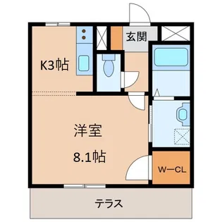 モイス・シャーム【1階】の間取り