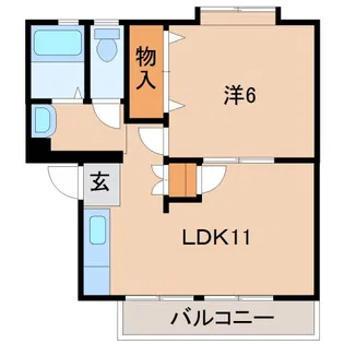メゾン河合【3階】の間取り