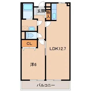サニーサイド【1階】の間取り