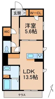 Bereo Plaisant【1階】の間取り