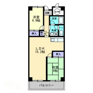 アーバン茜【0706号室】の間取り