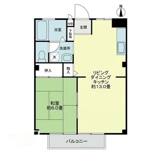 フォブール円座Ⅱ【0202号室】の間取り