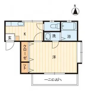 上之町グリーンハイツ【0101号室】の間取り