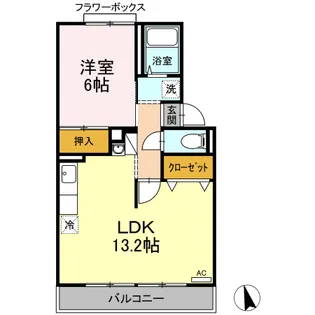 スカイコート38 C棟【0201号室】の間取り
