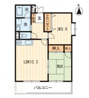 エトワール太田【0301号室】の間取り