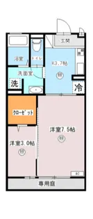 2Kの間取り画像