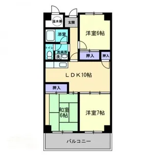 アーバン茜【0404号室】の間取り
