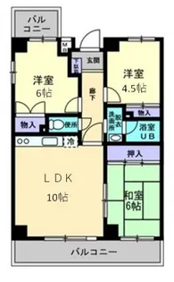 リッシュメゾン【0402号室】の間取り