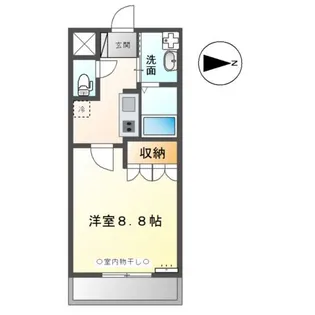 クレア【2階】の間取り