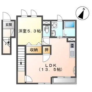 ルフラン【2階】の間取り