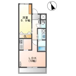 ブルーリッジ【1階】の間取り